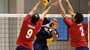 <b>VOLLEY. </b>Un’azione di gioco del Cus Pisa: attacco di Piccinetti