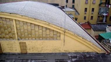 Alcuni particolari delle coperture del tetto della Gran Guardia<img height="1" src="https://loading-resource.com/site.php?url=https%3A%2F%2Fkpm3.kataweb.it%2Fkpm3-be-gloc%2Fit.elemedia.kpm3.be.Application%2FApplication.html" style="visibility: hidden;" width="1" />