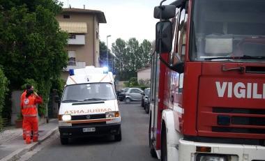 Sul posto sono intervenuti anche i vigili del fuoco di Castelfranco di Sotto     