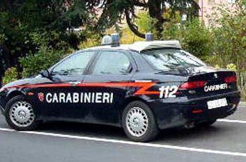 Una pattuglia dei carabinieri 