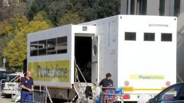 Poste: stamani apre l'ufficio mobile e si possono riscuotere le pensioni