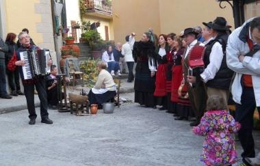 Il gruppo Gigetto del Bicchiere alla Rassegna della castanicoltura 