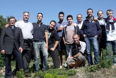 I seminaristi con i loro docenti      