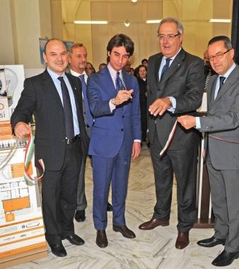 Linagurazione della mostra in Camera di commercio   