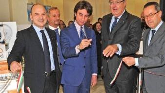 L’inagurazione della mostra in Camera di commercio