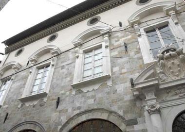 La facciata di palazzo Gambacorti  