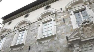 La facciata di palazzo Gambacorti