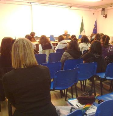 Studenti del Montale a lezione 