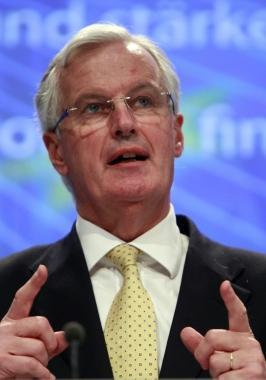 <b>UE.</b> Il commissario Barnier 