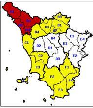 Allerta meteo nella zona rossa: Magra, Versilia, Serchio, BassoSerchio