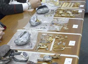 Recuperato oro rubato per mezzo milione di euro, fermati quattro kosovari