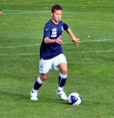 <b>AZZURRINI</b>. Emiliano Fratini e (a fianco) Andrea Liotti   