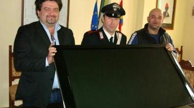 Ritrovata una tv da 2500 euro