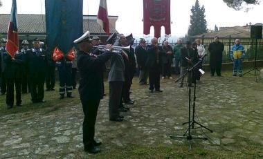 Una cerimonia del 4 Novembre a San Miniato 