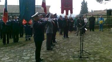 Una cerimonia del 4 Novembre a San Miniato