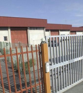 Il capannone dove operava la cooperativa Delivery  