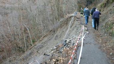 Maltempo in arrivo, si temono frane (foto d’archivio)