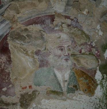 La cappellina e un affresco interno 