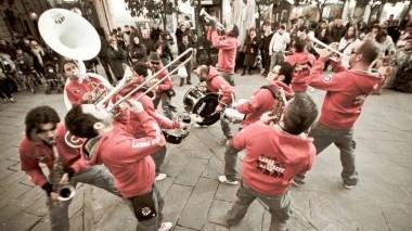 I ragazzi sanminiatesi della “Large Street Band”