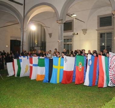 Un momento della presentazione della nona edizione del campionato europeo di ciclocross      
