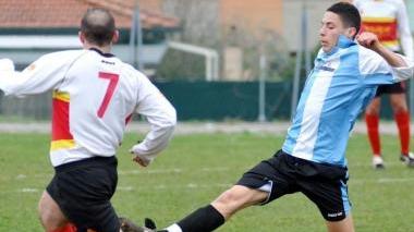Il venturinese Santus con la palla