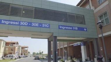 L’area dell’ospedale dove si trova lo spazio promesso