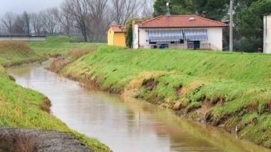 Il torrente Stella nella zona di Casini