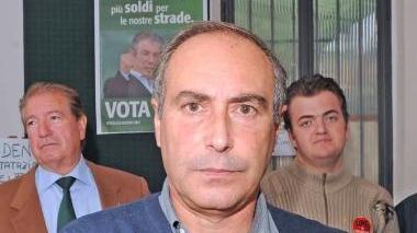 Giancarlo Noci e la squadra della Lega al completo