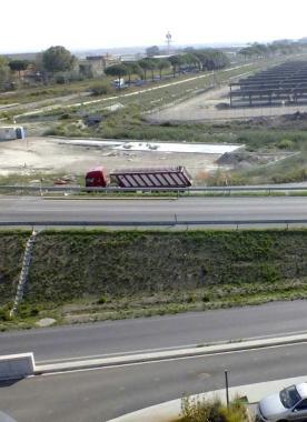Larea tra lAurelia e la darsena dove sar&agrave; realizzato linsediamento di Ikea  