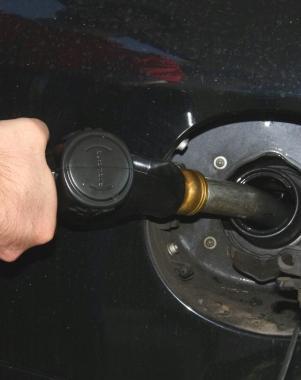 Una pompa di benzina 