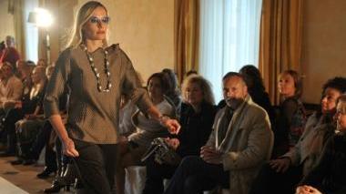 Un momento della sfilata di moda che si è svolta a Fauglia