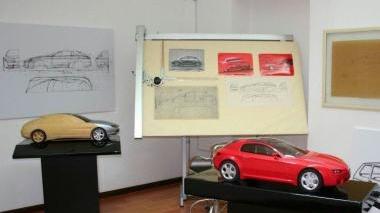 <b>MOSTRA.</b> I modellini e i disegni di Giugiaro