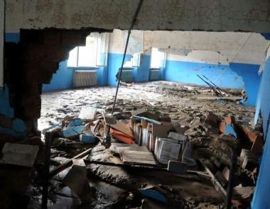 Le scuole medie di Aulla danneggiate dallalluvione 