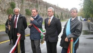 In via Bixio pista ciclabile e "nuova" cinta muraria al posto dell’ex parcheggio degli autobus