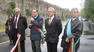 In via Bixio pista ciclabile e "nuova" cinta muraria al posto dell’ex parcheggio degli autobus