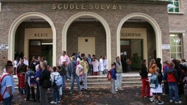 La scuola elementare Solvay a Rosignano