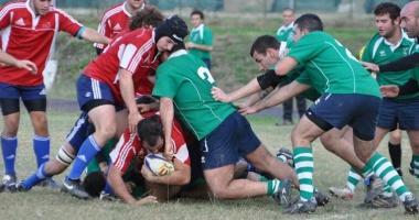 Un match di rugby del Cecina 