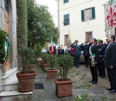 La cerimonia di domenica mattina 