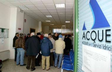 Gli uffici di Acque spa 