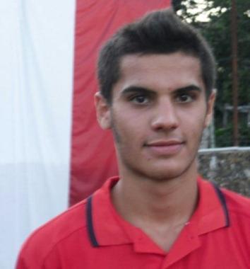 Il mediano Giacomo Cecchini   