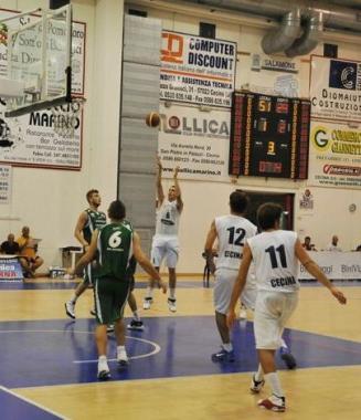 Una recente gara casalinga del quintetto di coach Montemurro 
