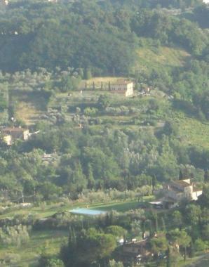 Una veduta del territorio di Capannori 