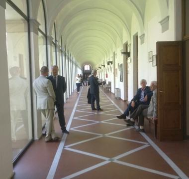 <b>TRIBUNALE.</b> Un corridoio del Galli Tassi di Lucca 