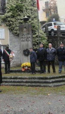 Un momento delle celebrazioni del 4 novembre a Cutigliano 