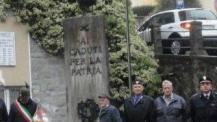 Un momento delle celebrazioni del 4 novembre a Cutigliano
