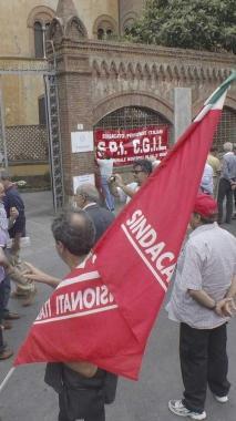 Una manifestazione del Sindacato Spi-Cgil 