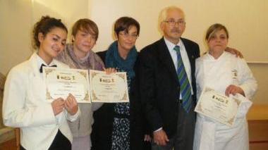 La premiazione dell’istituto