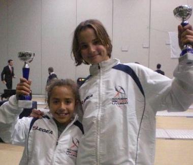 <b>FIAMME ORO. </b>Giorgia Marazzini e Valeria Bargagna in evidenza a Capannori   