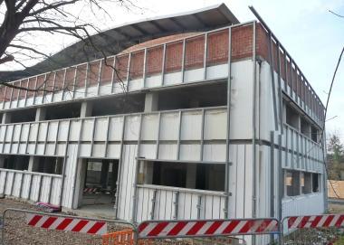 Il Polo tecnologico in costruzione lungo la via Nuova a Segromigno  