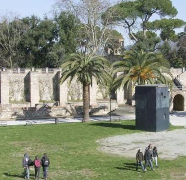 Unimmagine del giardino Scotto in fase di pieno recupero   